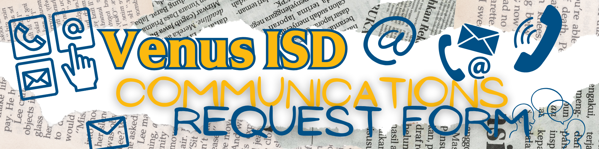 district communications request form